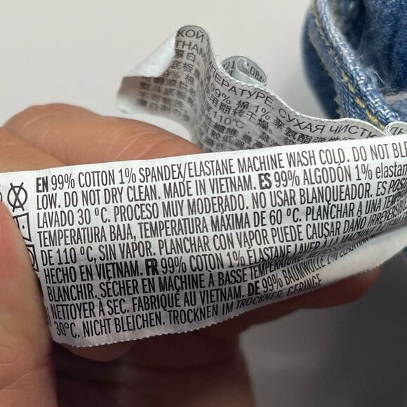 5 for $25🔥Forever 21 Raw Hem Denim Shorts Size 30 - Picture 4 of 5